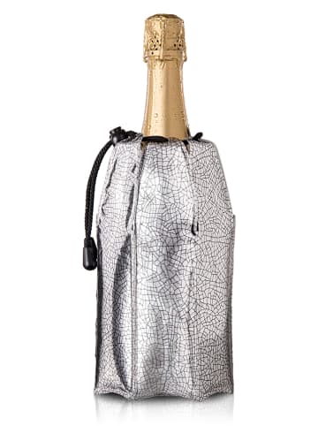 Vacu Vin Schładzacz w kolorze srebrnym do butelek - 16 x 24 cm