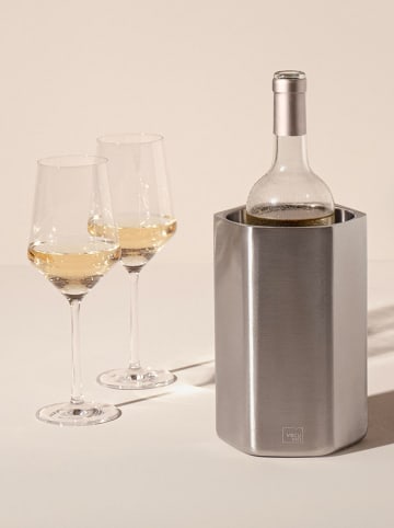 Vacu Vin Weinkühler "Hive" in Silber - (B)15,4 x (H)21,5 x (T)12,2 cm