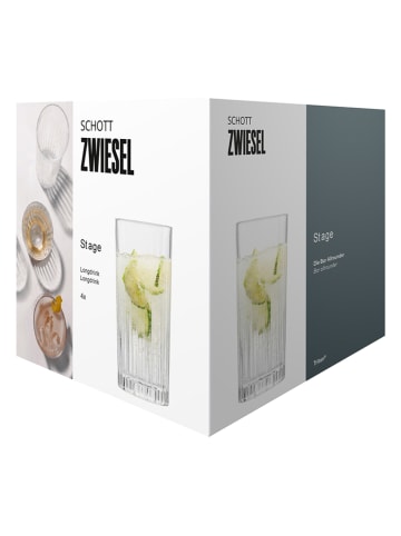 Schott Zwiesel 4er-Set: Longdrinkgläser "Stage" - 440 ml