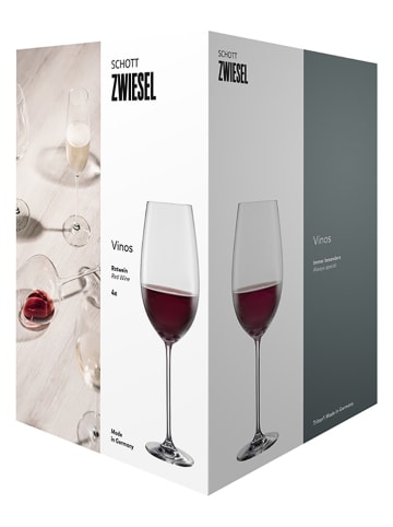 Schott Zwiesel 4-delige set: rodewijnglazen "Vinos" - 768 ml