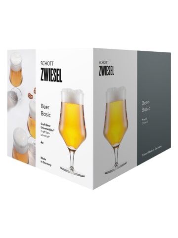 Schott Zwiesel Kieliszki (4 szt.) "Beer Basic" do piwa - 300 ml