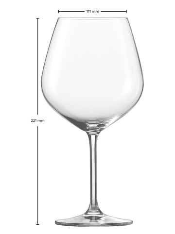 Schott Zwiesel 4er-Set: Rotweingläser "Forte" - 732 ml