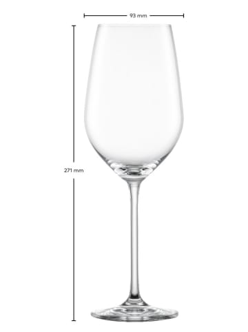 Schott Zwiesel 4-delige set: rodewijnglazen "Fortissimo" - 632 ml