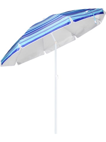 Nature Fellow Parasol blauw - (H)190 x Ø 180 cm