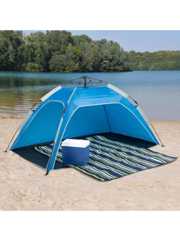 Nature Fellow Strandzelt in Blau - (B)200 x (H)120 x (T)100 cm
