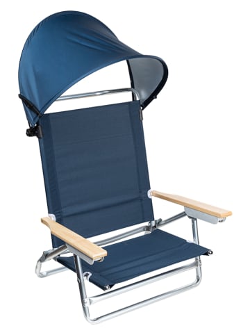 Nature Fellow Strandklappstuhl in Blau - (B)78 x (H)77 x (T)64,5 cm
