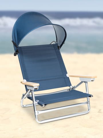 Nature Fellow Strandklappstuhl in Blau - (B)78 x (H)77 x (T)64,5 cm