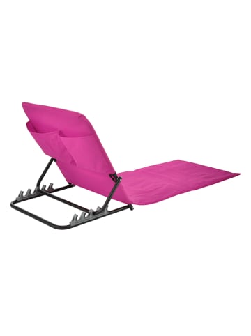 Nature Fellow Leżak plażowy w kolorze różowym - 47 x 52 x 145 cm