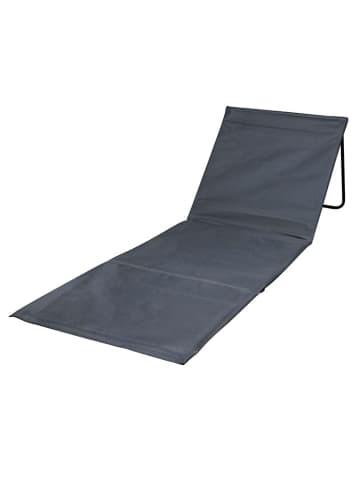 Nature Fellow Leżak plażowy w kolorze antracytowym - 48 x 45 x 145 cm