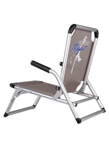 Nature Fellow Składane krzesło w kolorze szarym - 57 x 74 x 62 cm