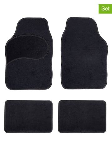 Nature Fellow 4-delige set: automatten zwart