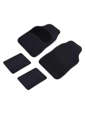 Nature Fellow 4tlg. Set: Autofußmatten in Schwarz