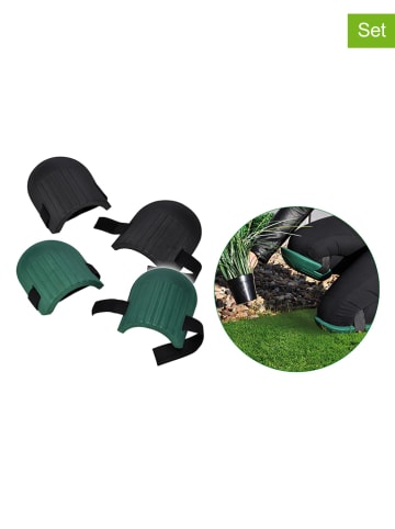 Garden Hero 2er-Set: Knieschoner in Schwarz/ Grün - (L)19 x (B)15 cm