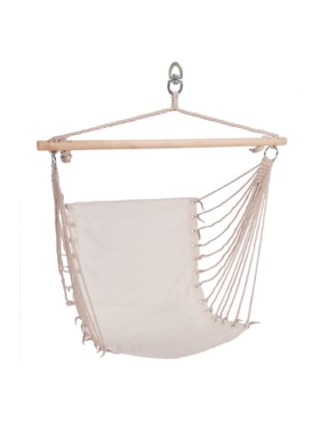 Nature Fellow Huśtawka ogrodowa w kolorze beżowym - 100 x 60 cm