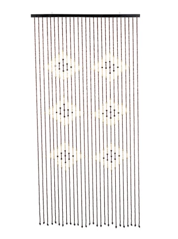 Nature Fellow Kurtyna drzwiowa w kolorze brązowym - 175 x 90 cm