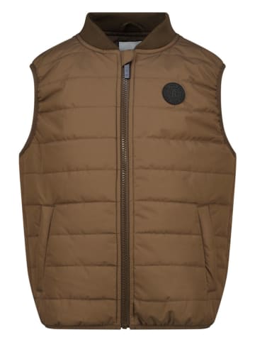 RAIZZED® Doorgestikte bodywarmer "Toby" lichtbruin