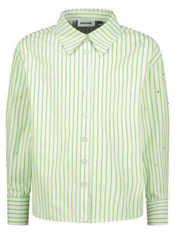 RAIZZED® Bluse "Loes" in Grün/ Weiß