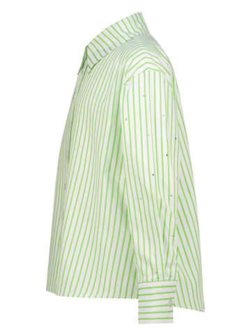 RAIZZED® Blouse "Loes" groen/wit