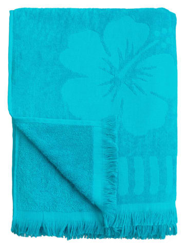 Le Comptoir de la Plage Strandtuch ''Cayman'' in Türkis - (L)180 x (B)140 cm