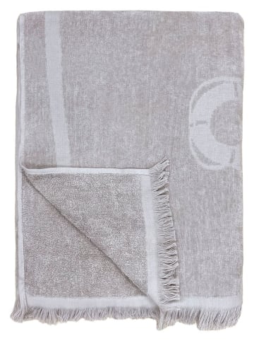 Le Comptoir de la Plage Ręcznik plażowy "Goldrock" w kolorze szarym - 180 x 140 cm
