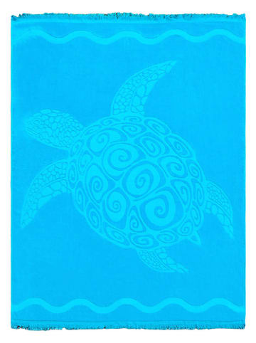 Le Comptoir de la Plage Strandtuch ''Jumby'' in Hellblau - (L)180 x (B)140 cm