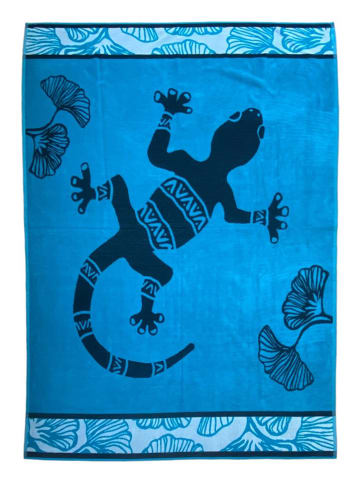 Le Comptoir de la Plage Strandtuch ''Kaly'' in Blau - (L)180 x (B)140 cm