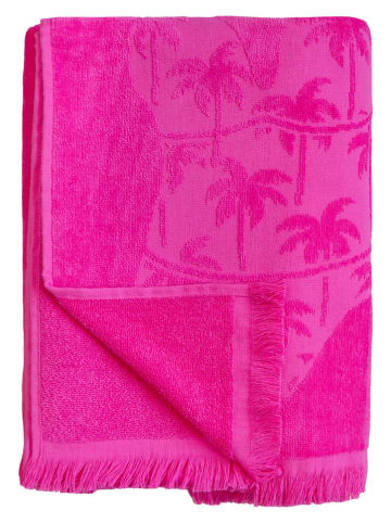 Le Comptoir de la Plage Strandtuch ''Maracas'' in Pink - (L)180 x (B)140 cm