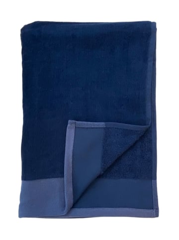 Le Comptoir de la Plage Strandtuch "Shady" in Dunkelblau - (L)180 x (B)140 cm