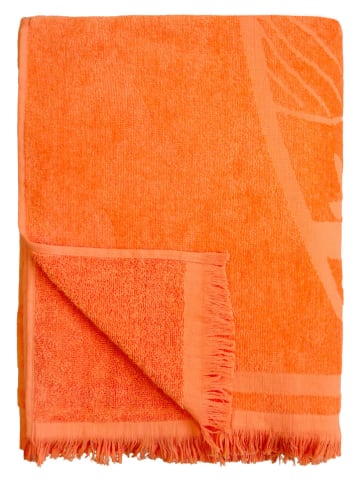 Le Comptoir de la Plage Strandtuch ''Spotts'' in Orange - (L)180 x (B)140 cm