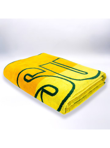 Le Comptoir de la Plage Strandlaken "Yari" oranje/geel/groen - (L)180 x (B)140 cm