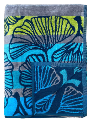 Le Comptoir de la Plage Strandtuch ''Playamar'' in Blau/ Grau - (L)175 x (B)95 cm