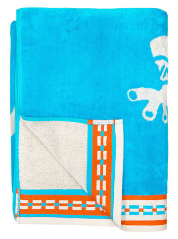 Le Comptoir de la Plage Strandlaken ''Ibo'' lichtblauw - (L)175 x (B)100 cm