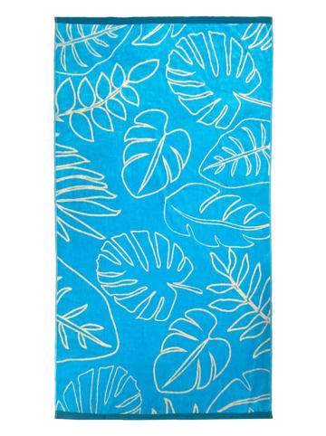 Le Comptoir de la Plage Strandlaken "Ivoire - Kentia" turquoise - (L)175 x (B)100 cm