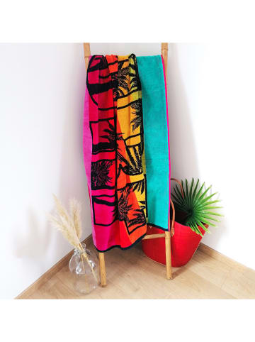 Le Comptoir de la Plage Ręcznik plażowy "Funsurf - Kymata" ze wzorem - 175 x 100 cm