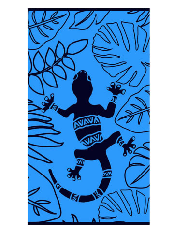 Le Comptoir de la Plage Strandlaken "Goji - Festo" blauw - (L)170 x (B)90 cm