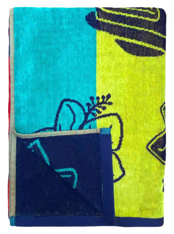 Le Comptoir de la Plage Ręcznik plażowy "Kalimera" ze wzorem - 170 x 90 cm