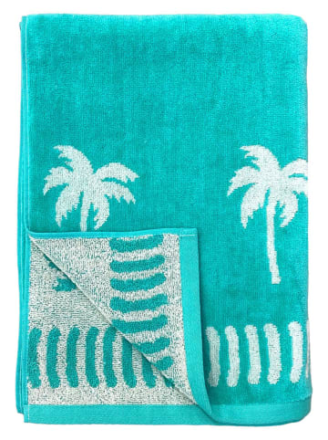 Le Comptoir de la Plage Strandlaken ''Koko'' turquoise - (L)170 x (B)90 cm