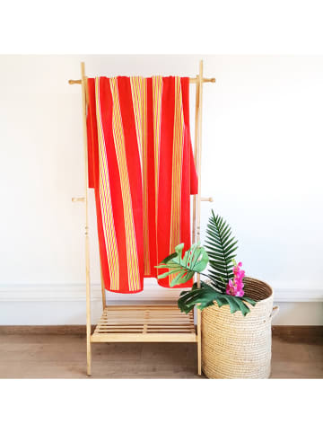 Le Comptoir de la Plage Strandlaken "Milong - Orange" oranje - (L)170 x (B)90 cm