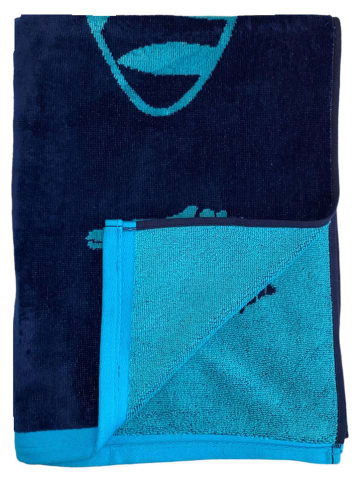 Le Comptoir de la Plage Strandlaken ''Rada'' lichtblauw/donkerblauw - (L)170 x (B)90 cm