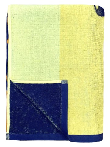 Le Comptoir de la Plage Strandtuch ''Sully'' in Orange/ Gelb/ Dunkelblau - (L)170 x (B)90 cm