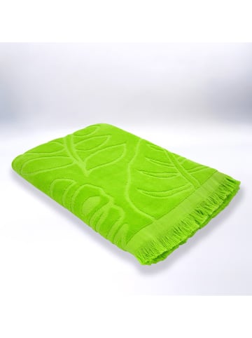 Le Comptoir de la Plage Strandlaken "Klang" groen - (L)170 x (B)90 cm