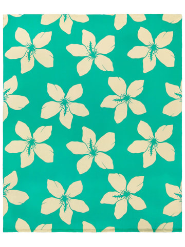 Le Comptoir de la Plage Ręcznik plażowy "Alyzee" w kolorze turkusowym - 170 x 140 cm