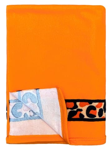 Le Comptoir de la Plage Ręcznik plażowy w kolorze pomarańczowym z mikrowłókna - 170 x 90 cm