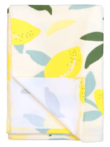 Le Comptoir de la Plage Ręcznik plażowy "Liamo" w kolorze żółtym z mikrowłókna - 170 x 90 cm