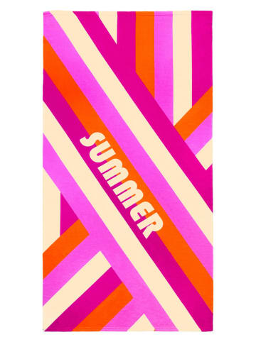 Le Comptoir de la Plage Ręcznik plażowy "Summer Pop" ze wzorem z mikrowłókna - 170 x 90 cm