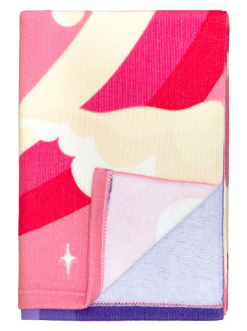 Le Comptoir de la Plage Mikrofaser-Strandtuch ''Fairy'' in Rosa/ Bunt - (L)140 x (B)70 cm