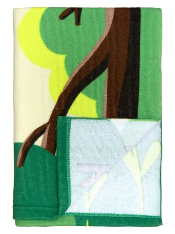 Le Comptoir de la Plage Microvezel strandlaken ''Foret'' groen/meerkleurig - (L)140 x (B)70 cm