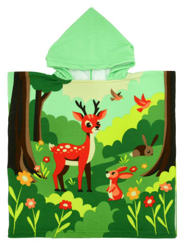 Le Comptoir de la Plage Zwemponcho ''Foret'' groen - (L)60 x (B)60 cm