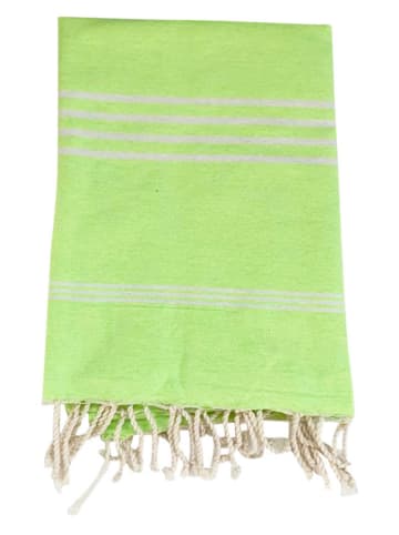 Le Comptoir de la Plage Fouta "Kolora" w kolorze zielonym - 200 x 100 cm
