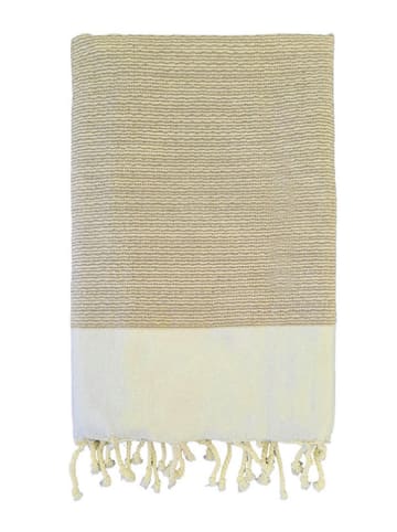 Le Comptoir de la Plage Fouta "Athena" taupe - (L)200 x (B)200 cm
